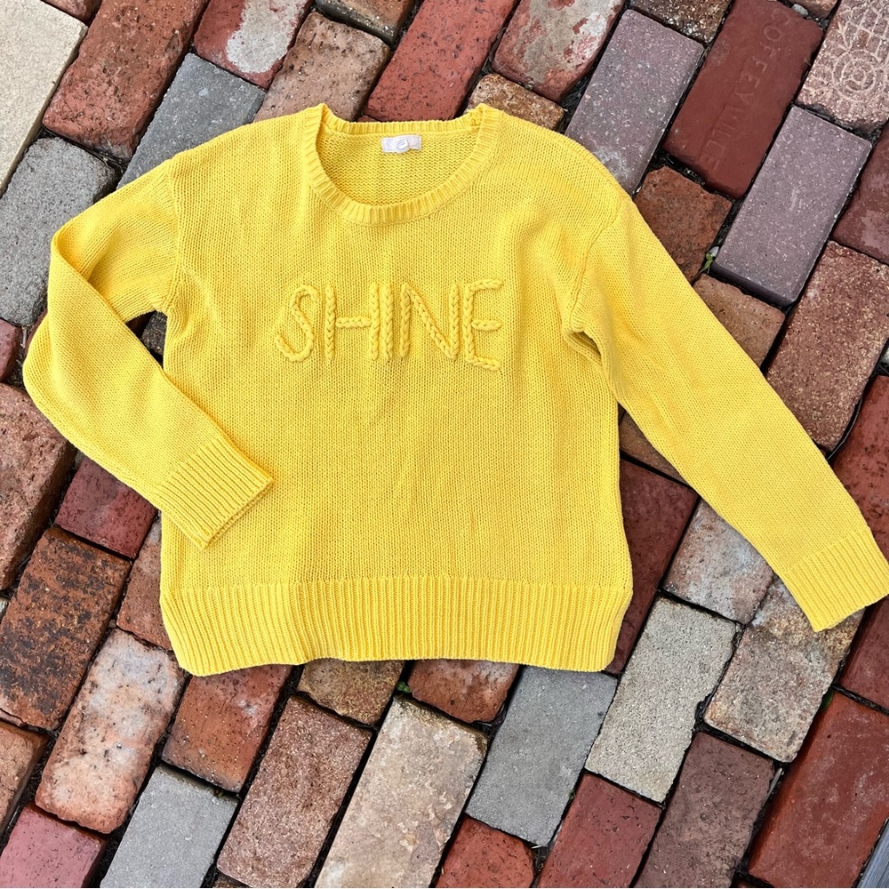 Cupio Sunny Yellow Knit Top